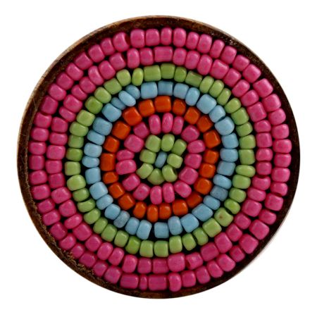 Pink Button Wooden Drawer Knob Online